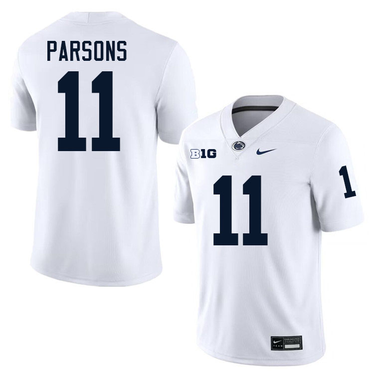 Micah Parsons Penn State Jersey,PSU Nittany Lions #11 Micah Parsons Football Uniforms-White